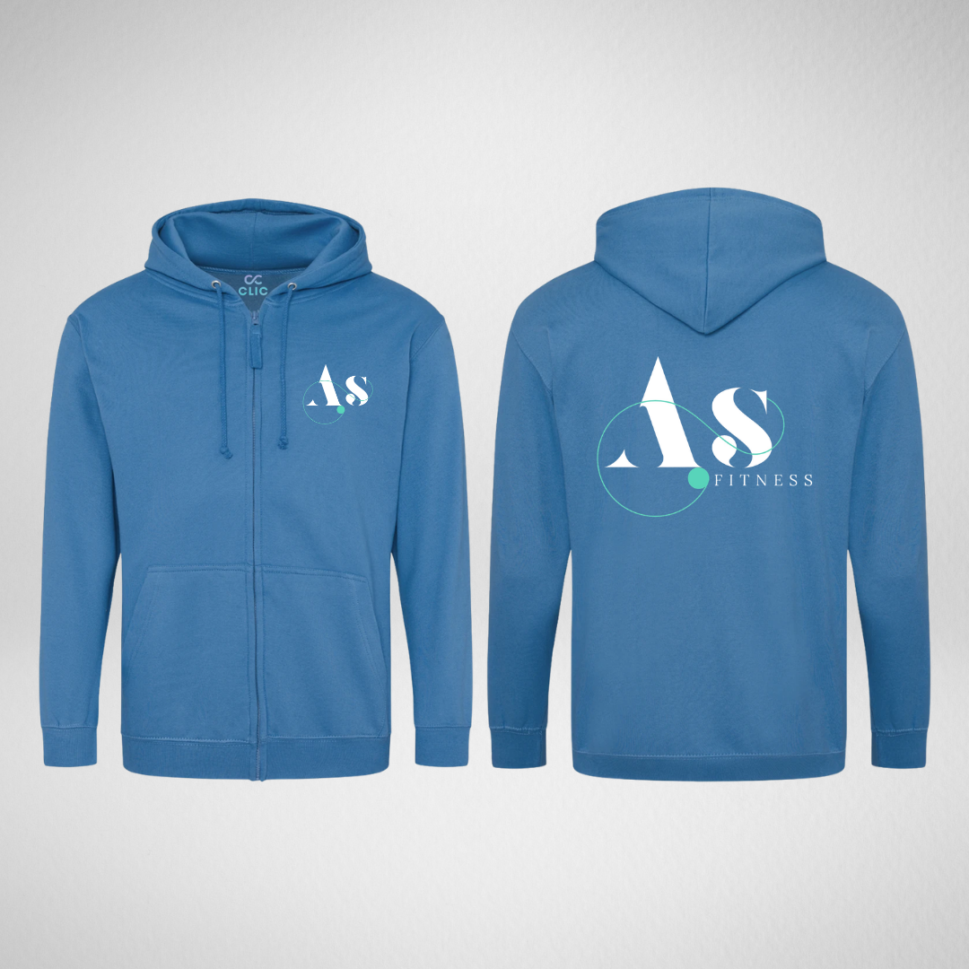 AS Fitness Sapphire Zipped Hoodie