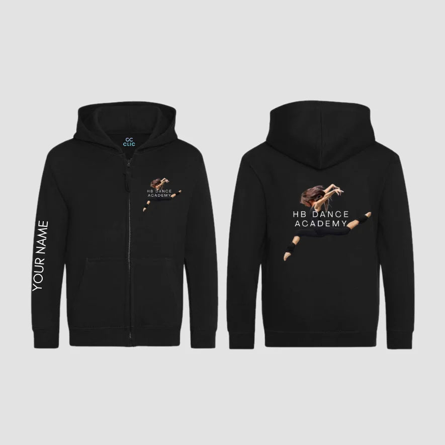 HB Dance Academy Zipped Hoodie