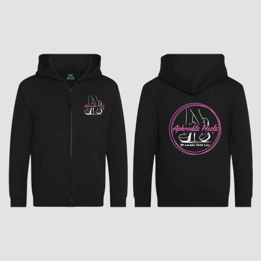 Aphrodite Heels Zipped Hoodie