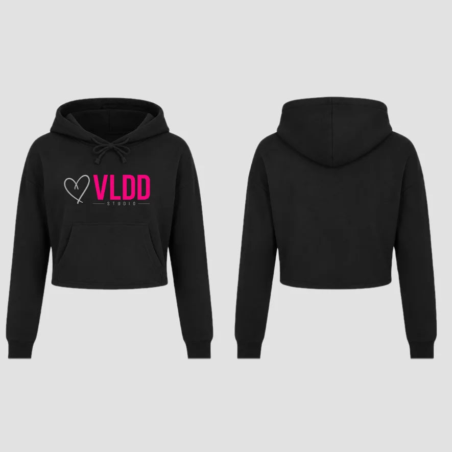 VLDD Studio Black Cropped Pullover