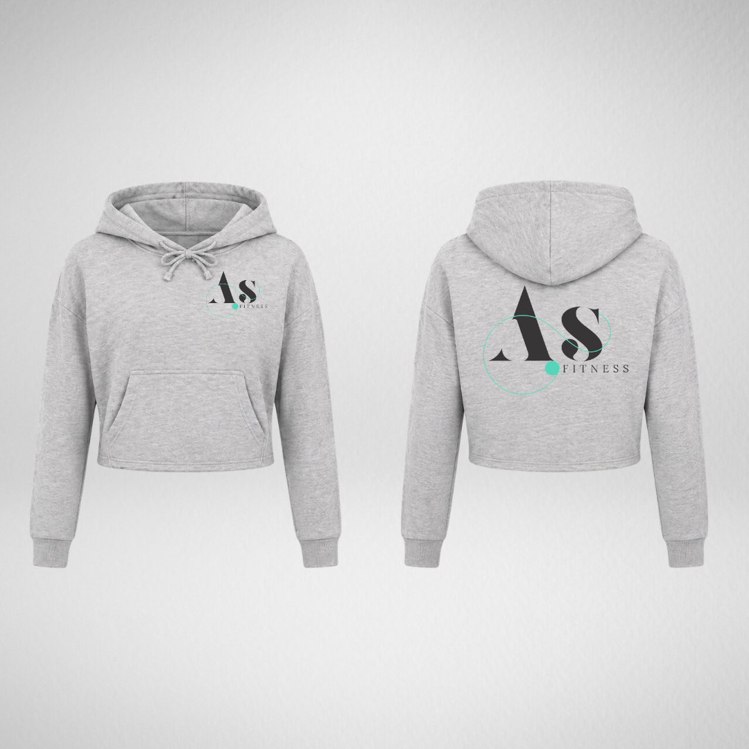 AS Fitness Grey Cropped Pullover