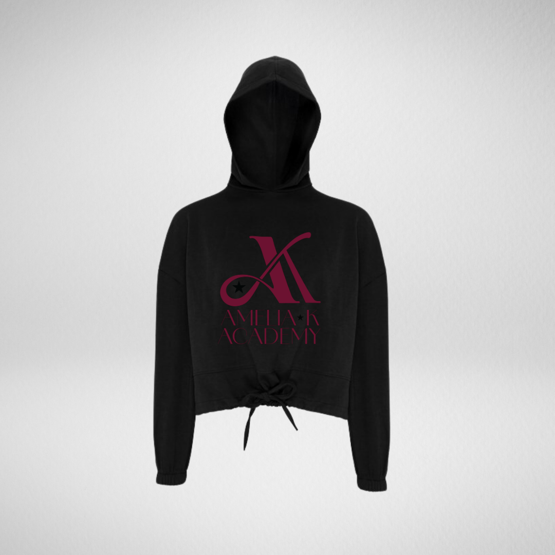 Amelia K Academy Cropped Drawsting Pullover