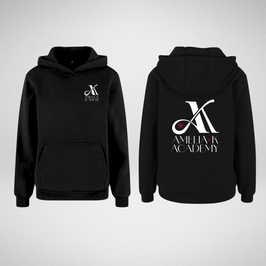 Amelia K Academy Black Supersoft Hoodie