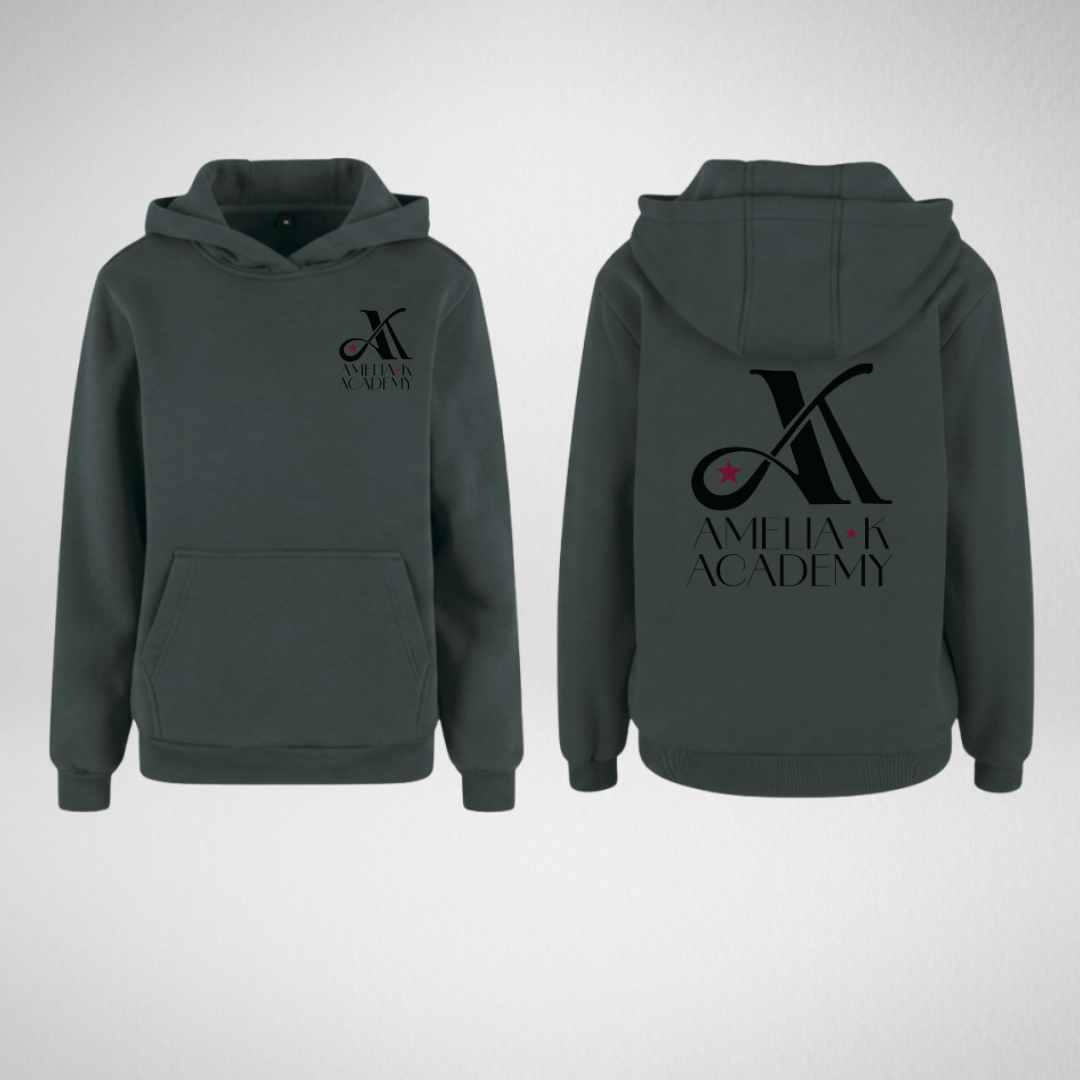 Amelia K Academy Bottle Green Supersoft Hoodie