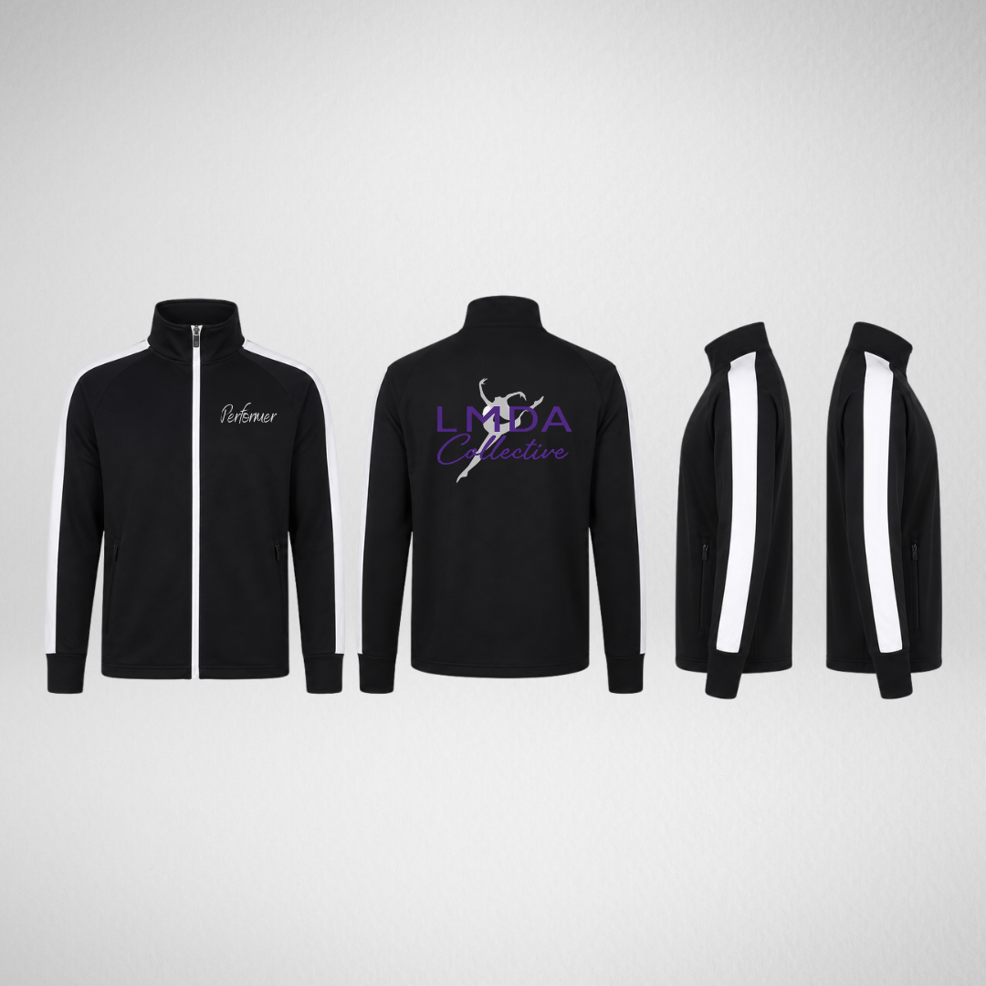 Leanne Macveigh Dance Academy Performer Glitter Zipped Team Jacket