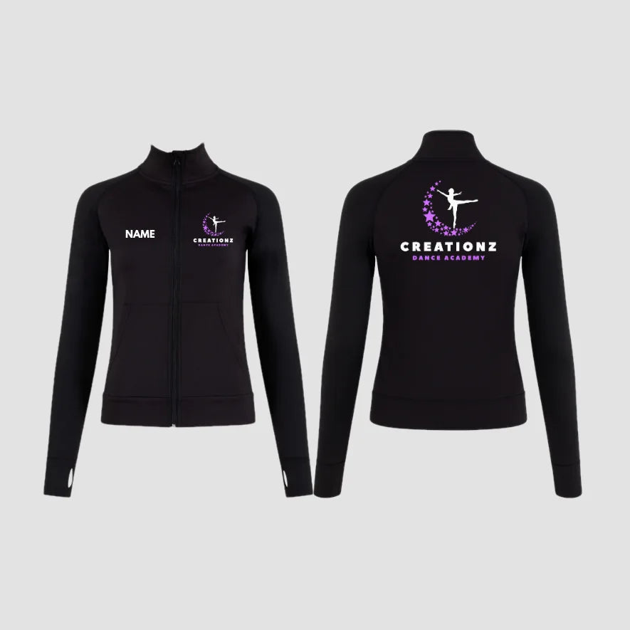 Creationz Dance Academy Full Zip Uniform Jacket