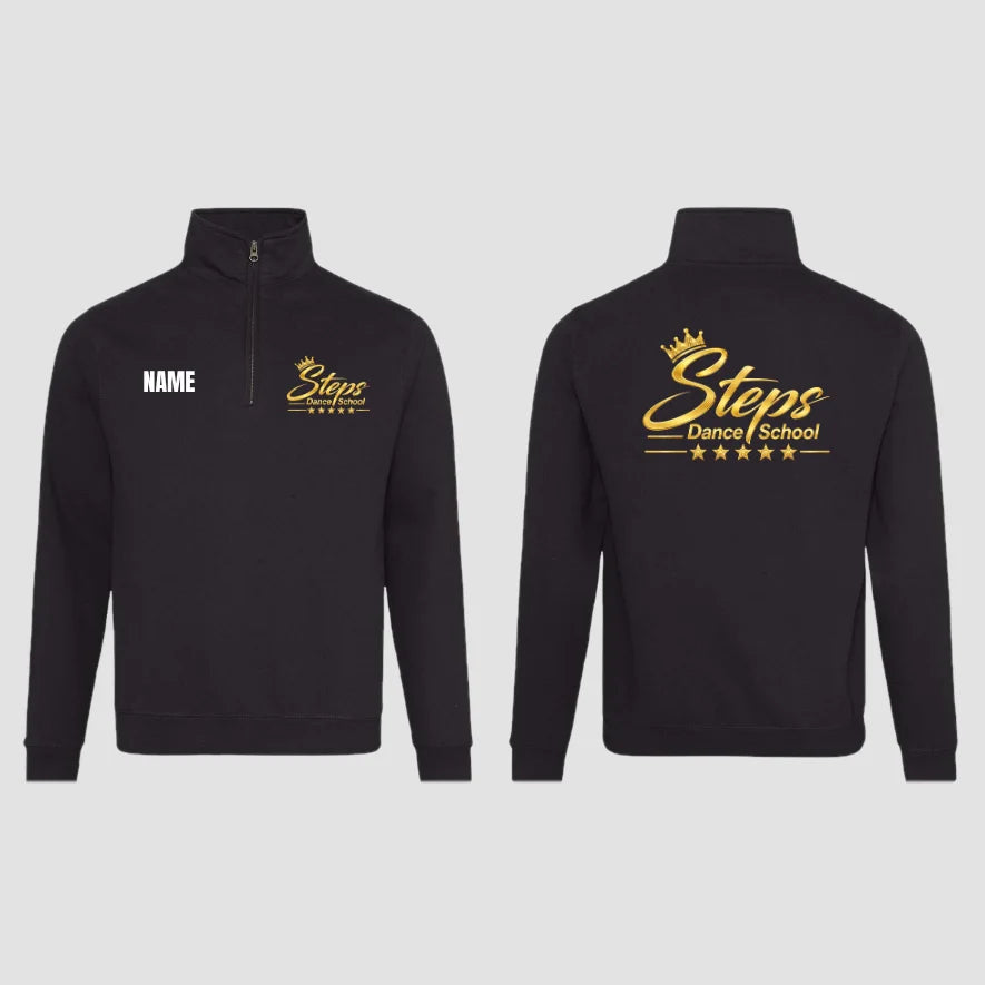 Steps Dance School Cotton ¼ Zip Adult Sizes only
