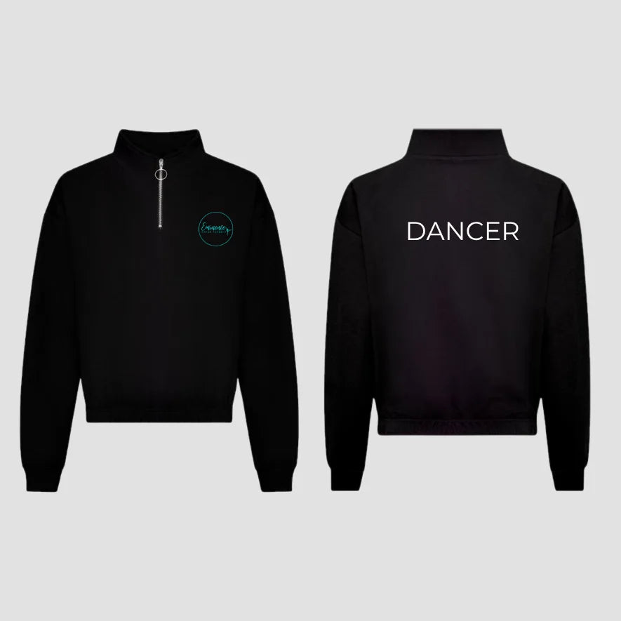 Eminence Dance Academy Dancer Cropped ¼ Zip Sweat