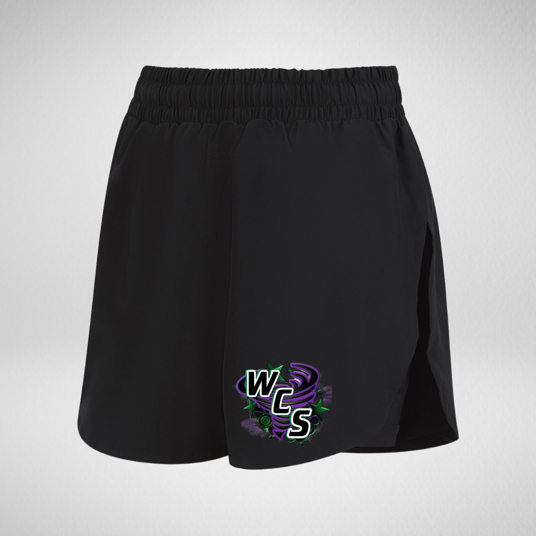 Warrington Cheer Storm Double-Layer Shorts