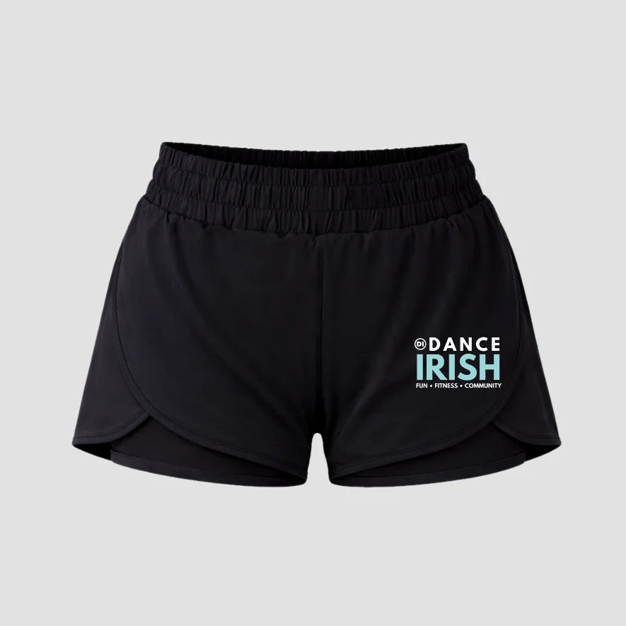 Dance Irish Blue Layered Dance Shorts
