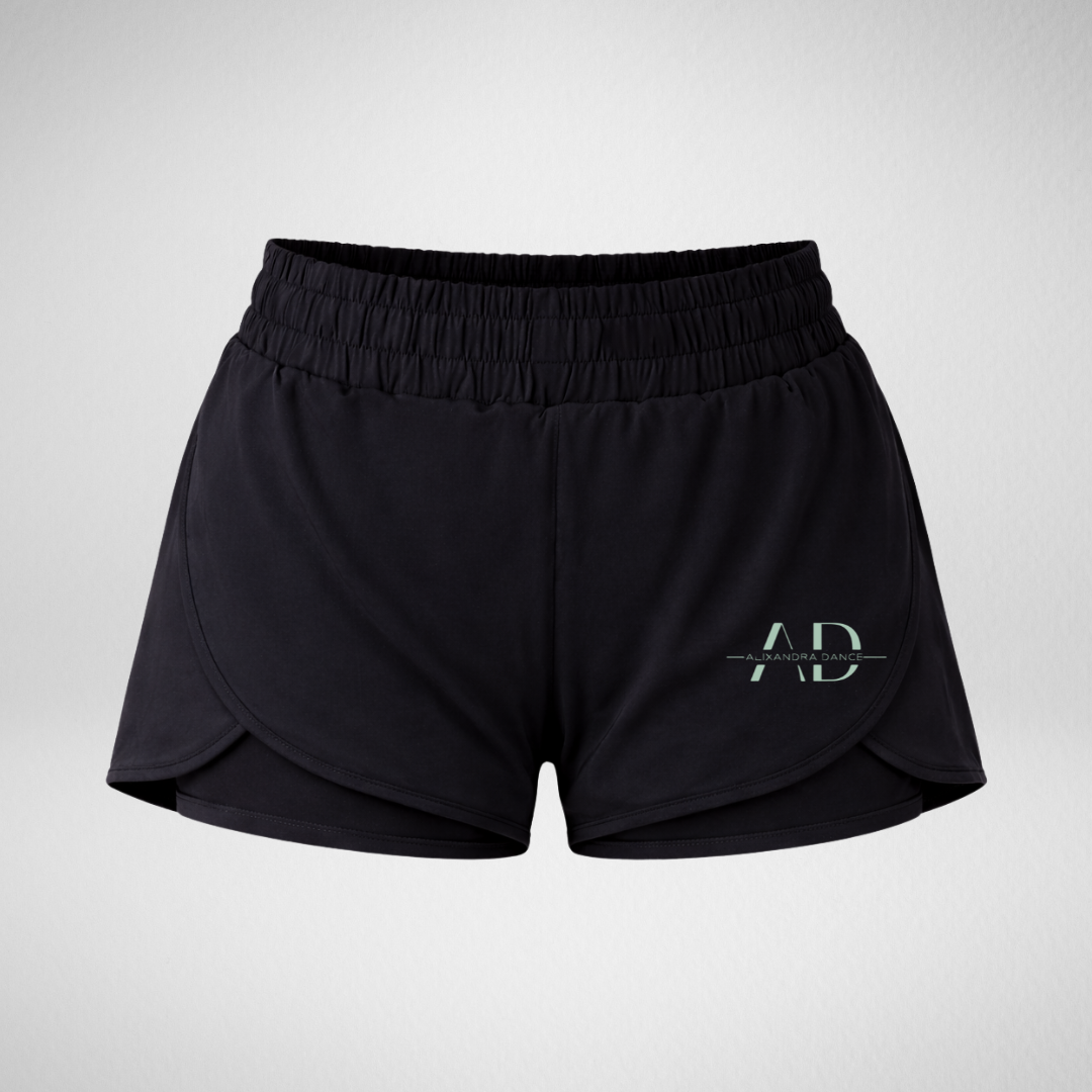 Alixandra Dance Layered Dance Shorts