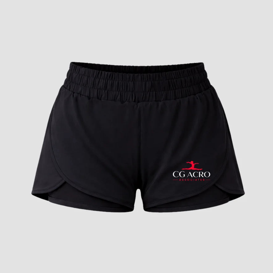 CG Acro Associates Layered Dance Shorts