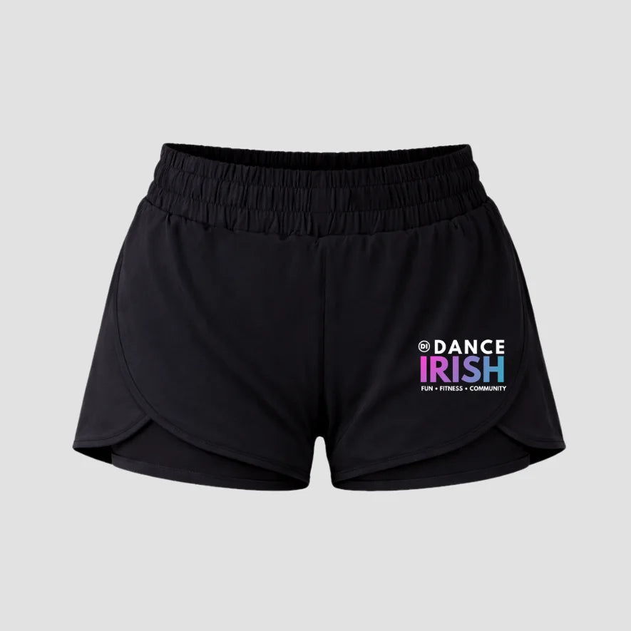 Dance Irish Pink Layered Dance Shorts
