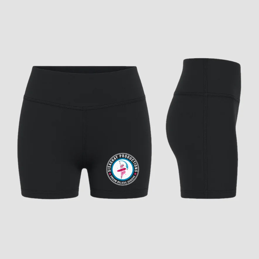 Sisashay Productions High Waisted Dance Shorts