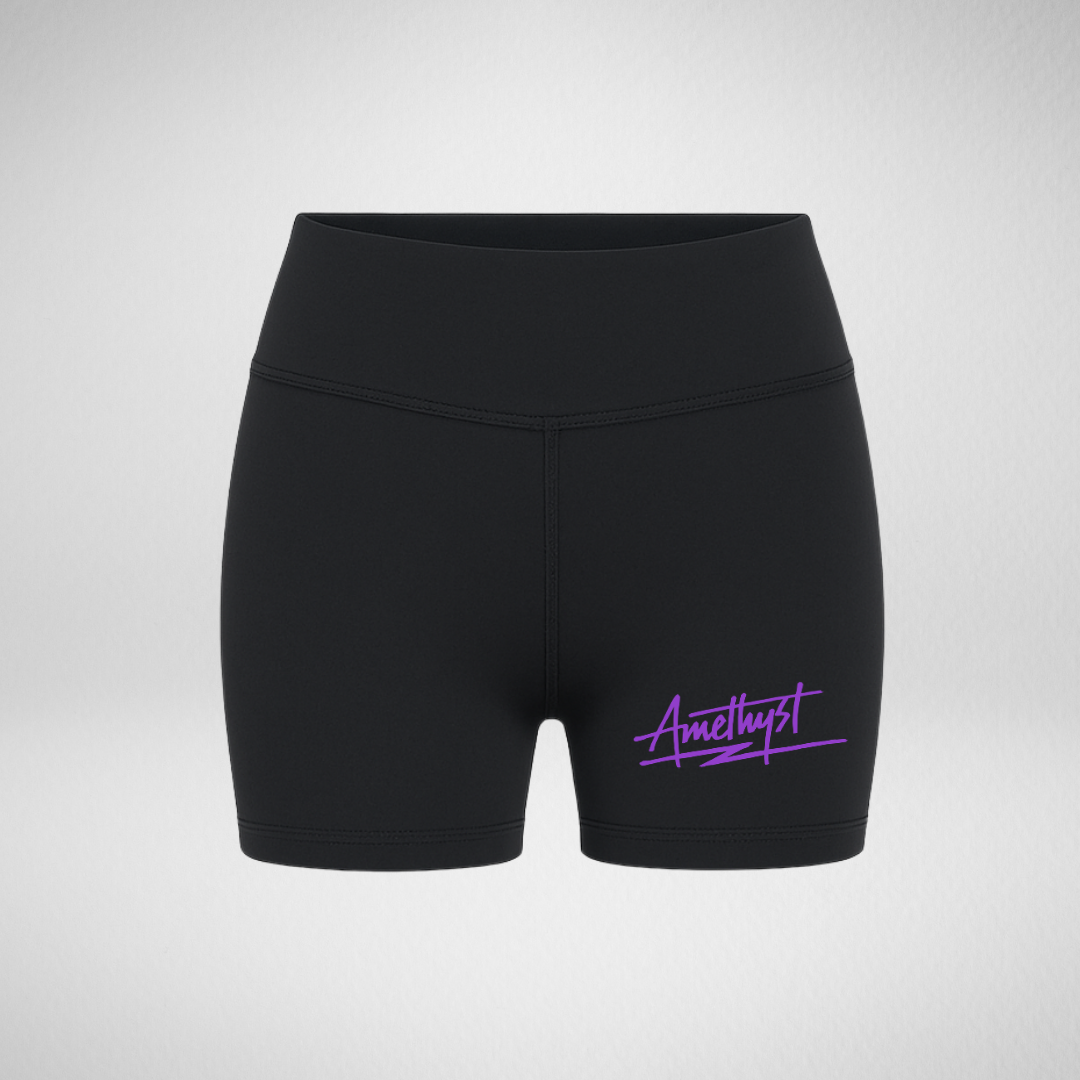Amethyst Dance Pembrokeshire High Waisted Dance Shorts