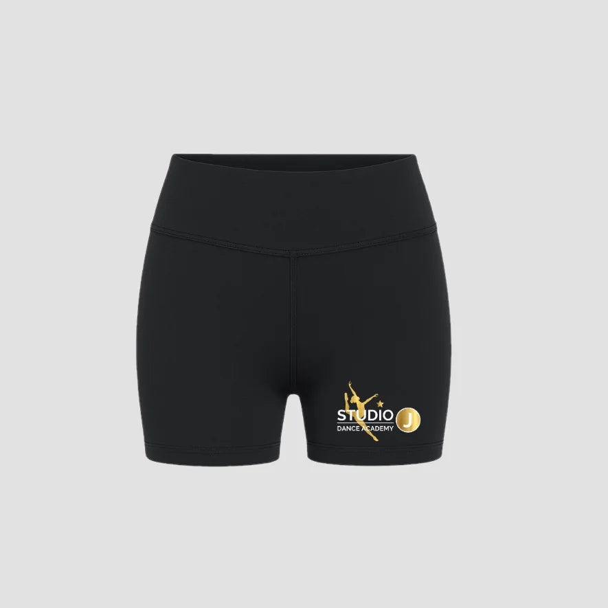 Studio J Dance Academy High Waisted Dance Shorts