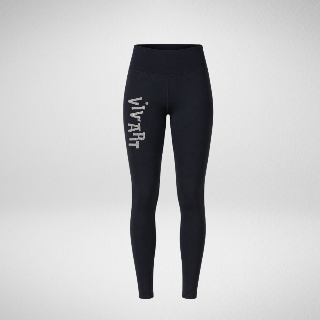 Viv’Art Movement Academy Silver Glitter High Waisted Dance Leggings