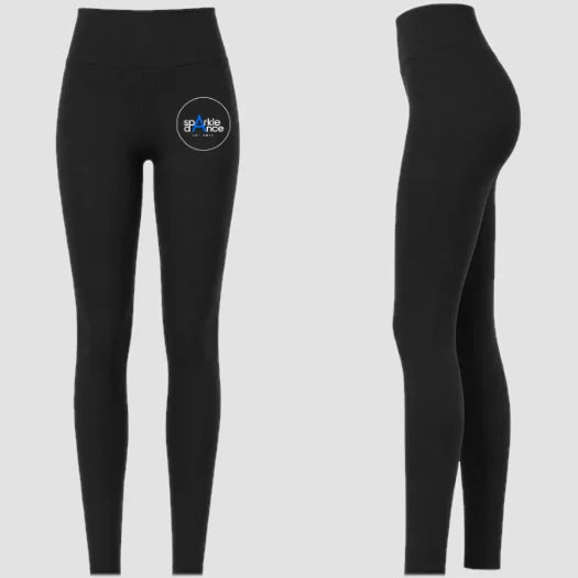 Sparkle Dance Studios Blue Active Wear Leggings