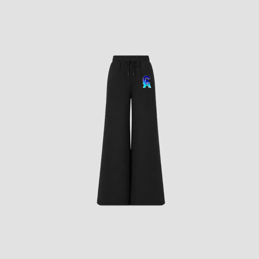 Coalition Allstars Black Wide Leg Joggers