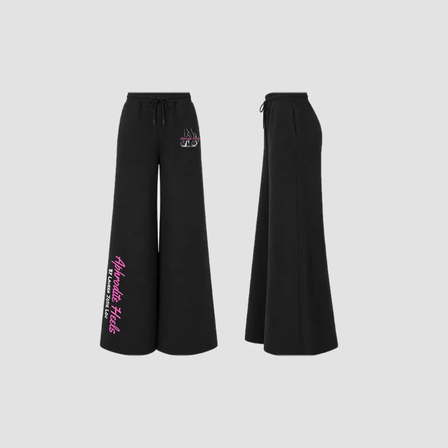 Aphrodite Heels Wide Leg Joggers