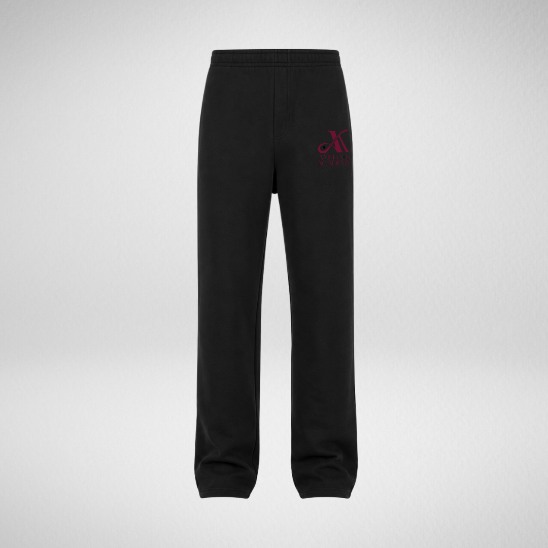 Amelia K Academy Black Supersoft Trackpants