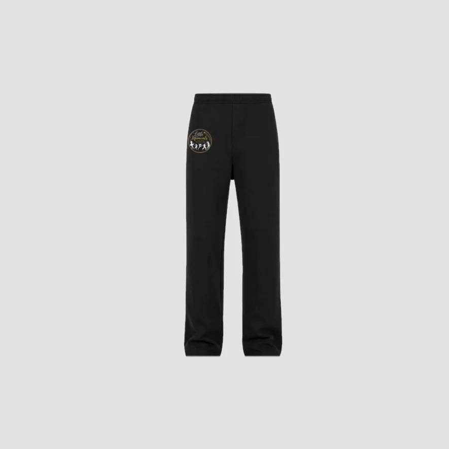 Little Moments Gold Black Supersoft Trackpants