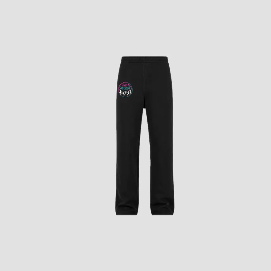 Little Moments Pink Black Supersoft Trackpants