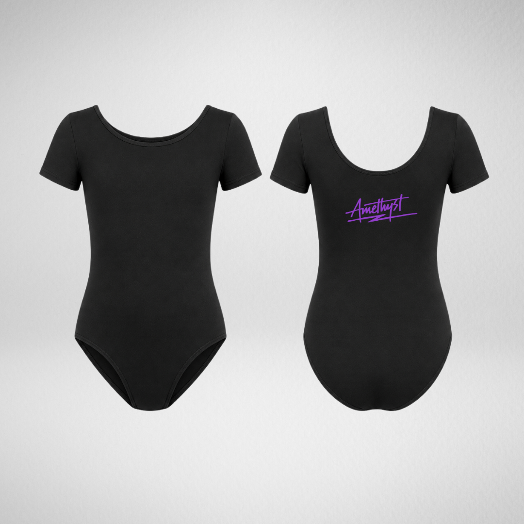 Amethyst Dance Pembrokeshire Black Prim Leotard