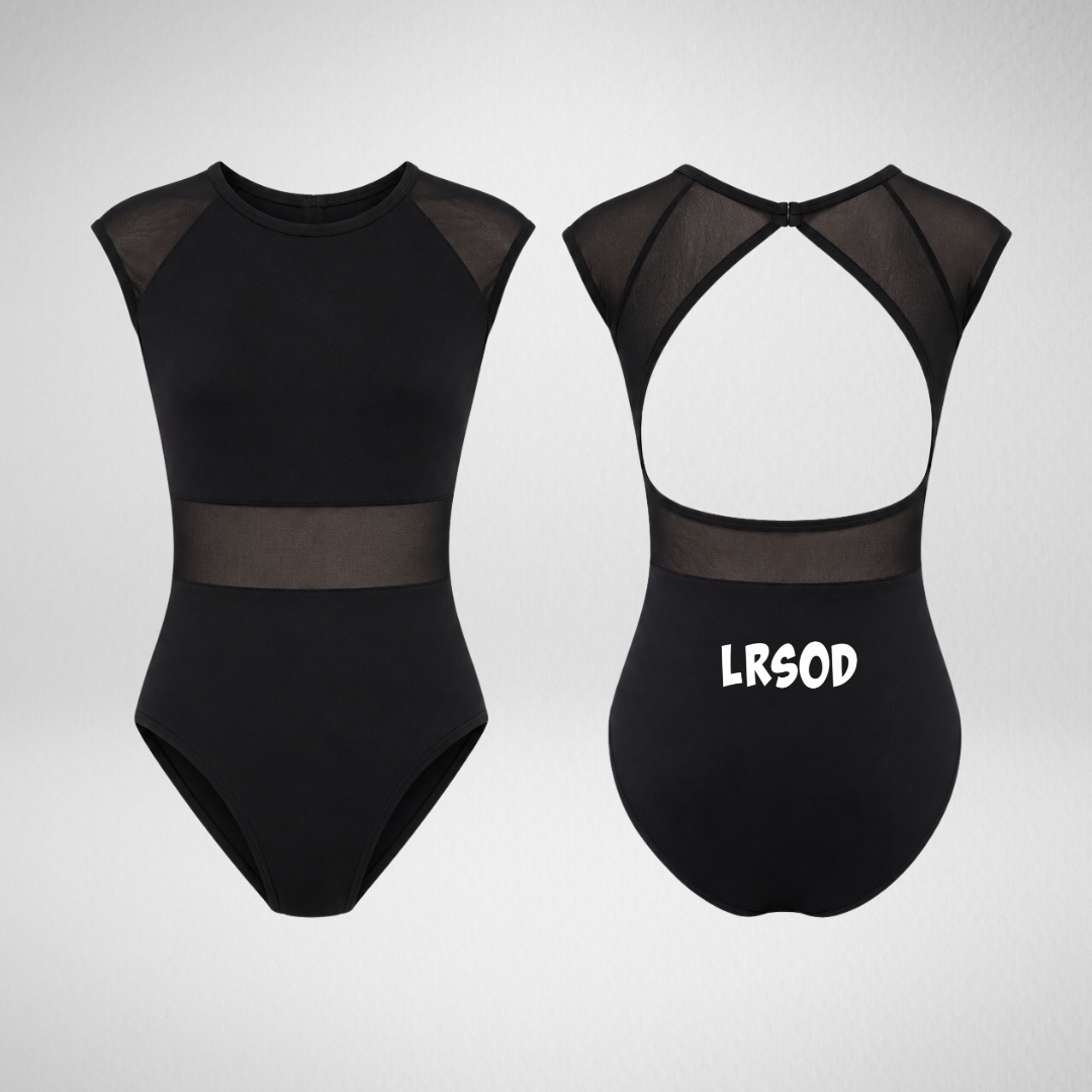 Louise Robb School Of Dance Open Back Mesh Panel Leotard