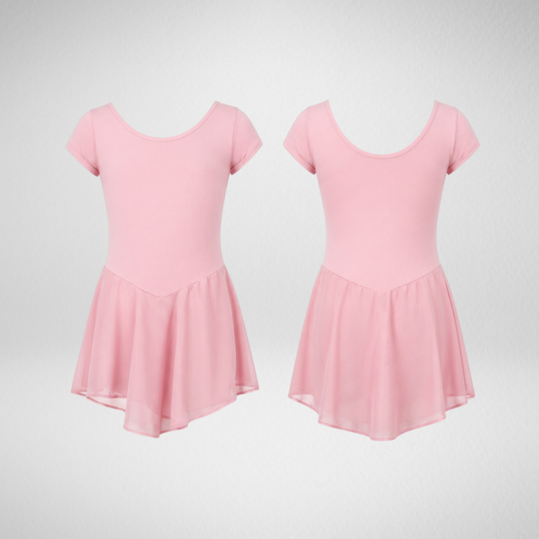 Studio J Dance Academy Light Pink Skirted Leotard