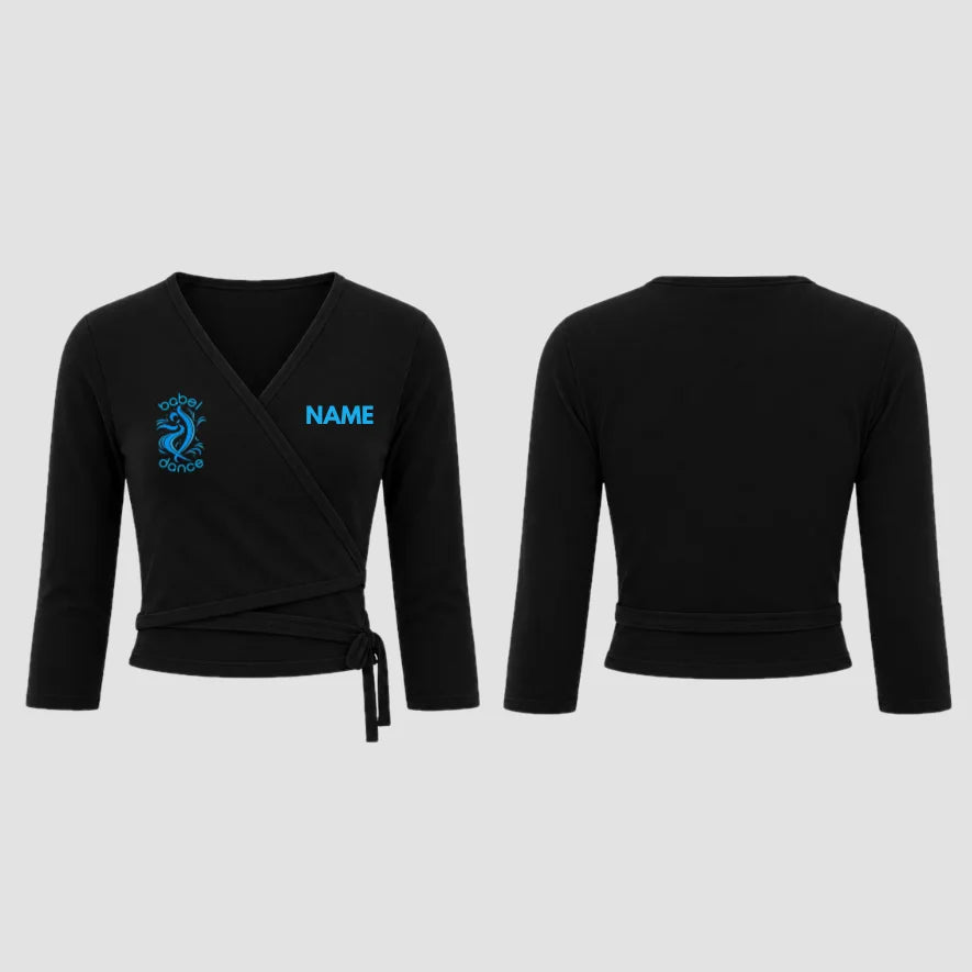 Babel School of Dance Black Cross over Cardigan
