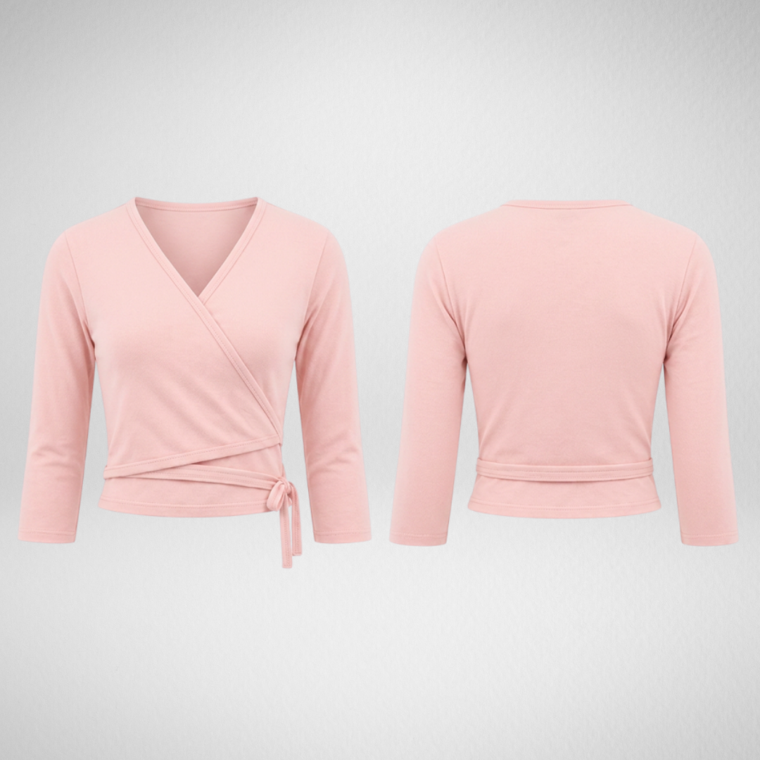 Studio J Dance Academy Pale Pink Polycotton Ballet Cardigan