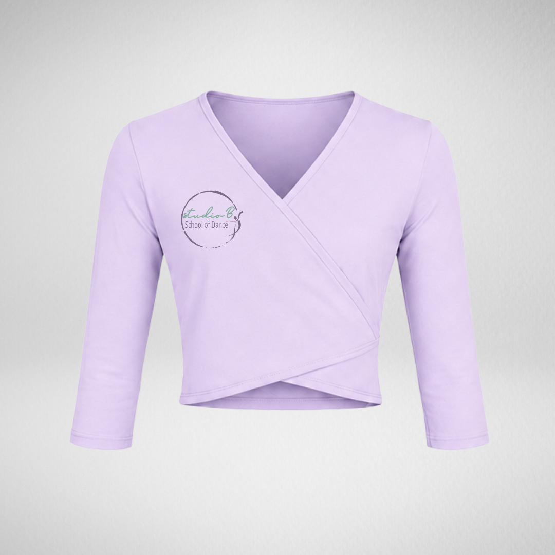 Studio B School of Dance Lavender Cross over Cardigan