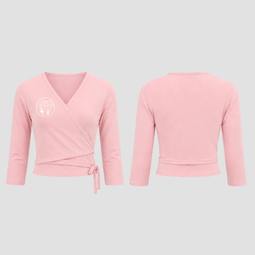 Little Moments Pink Cross over Cardigan