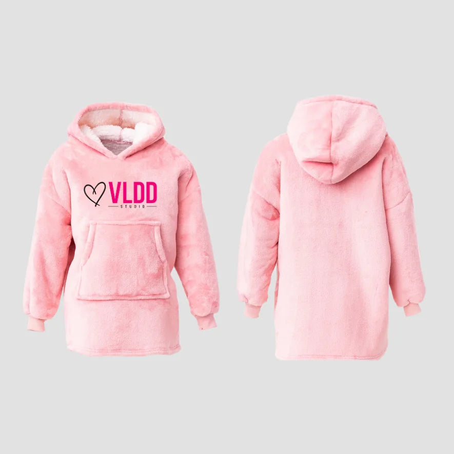 VLDD Studio Pink Hooded Blanket