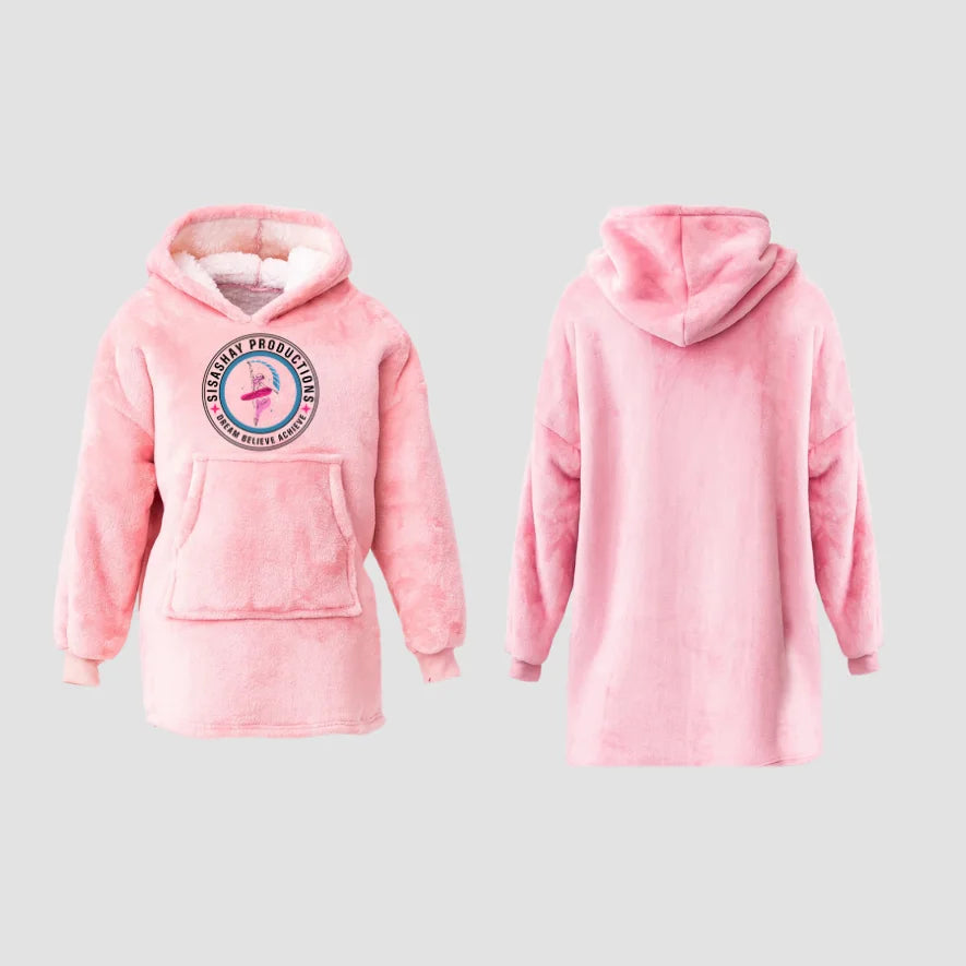 Sisashay Productions Pink Hooded Blanket