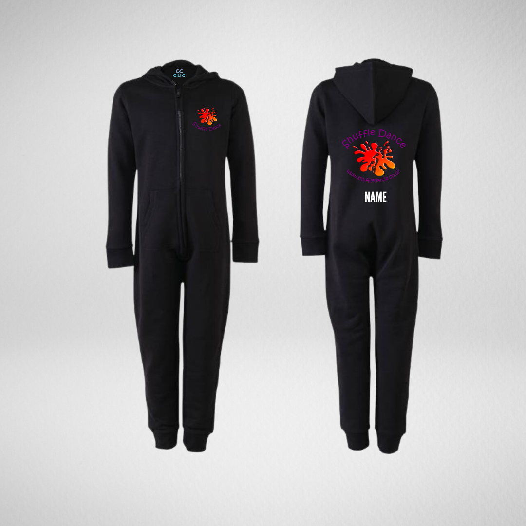 Shuffle Dance Black Onesie