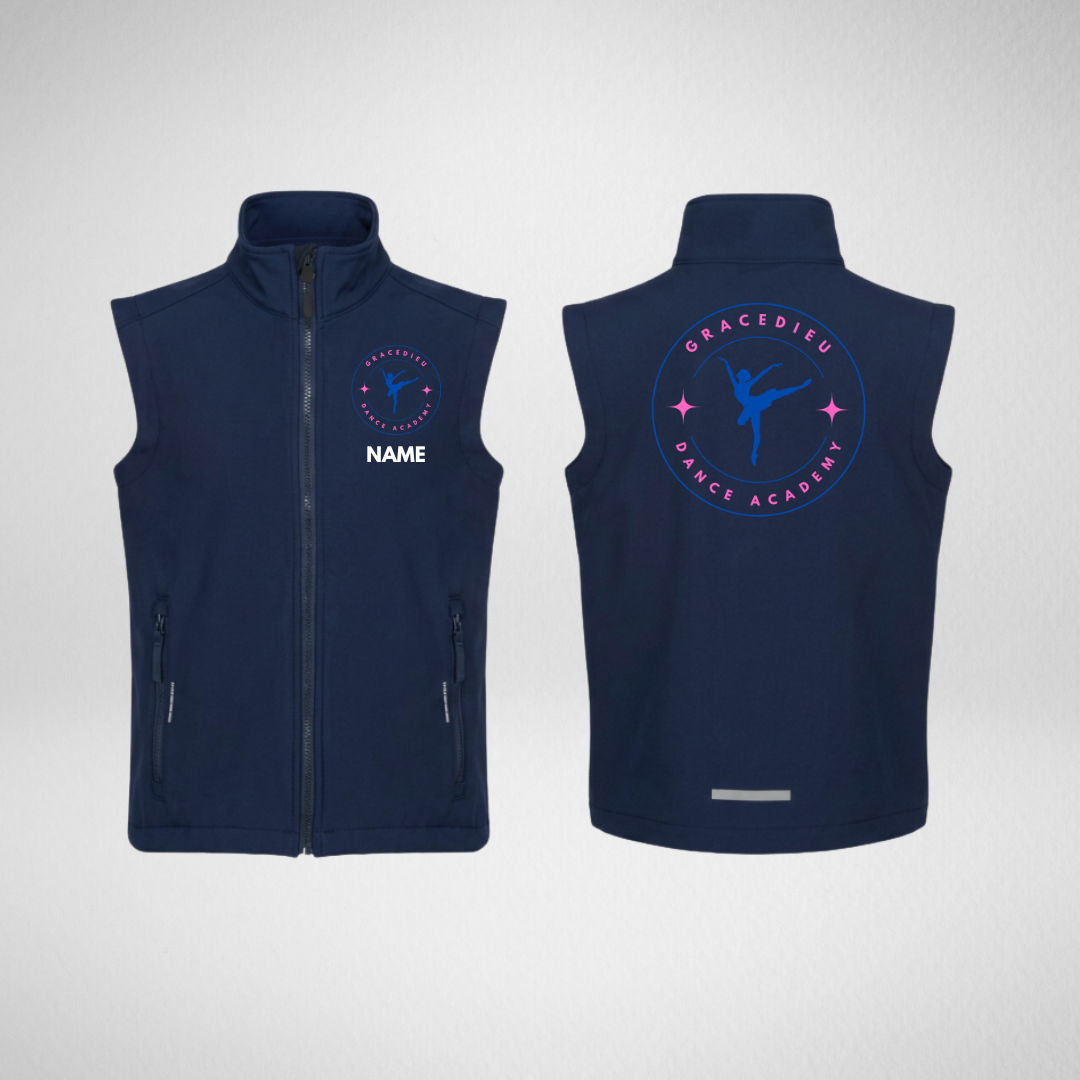 Gracedieu Dance Academy Girls Softshell Gilet