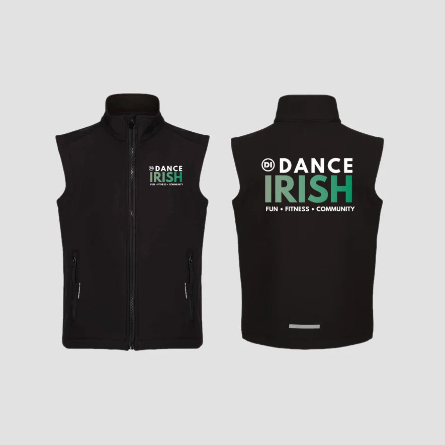 Dance Irish Green Softshell Gilet