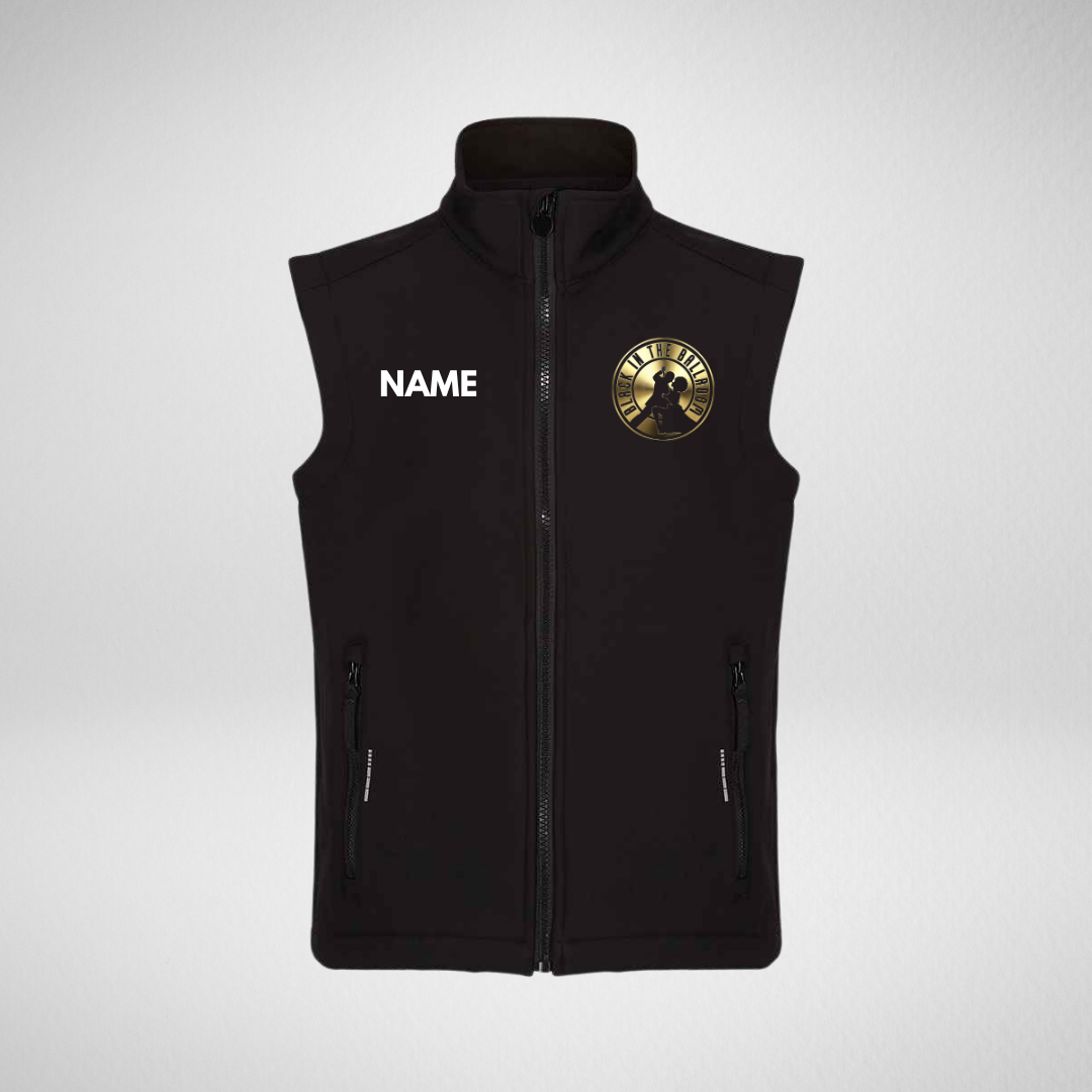 Black in The Ballroom CIC Softshell Gilet
