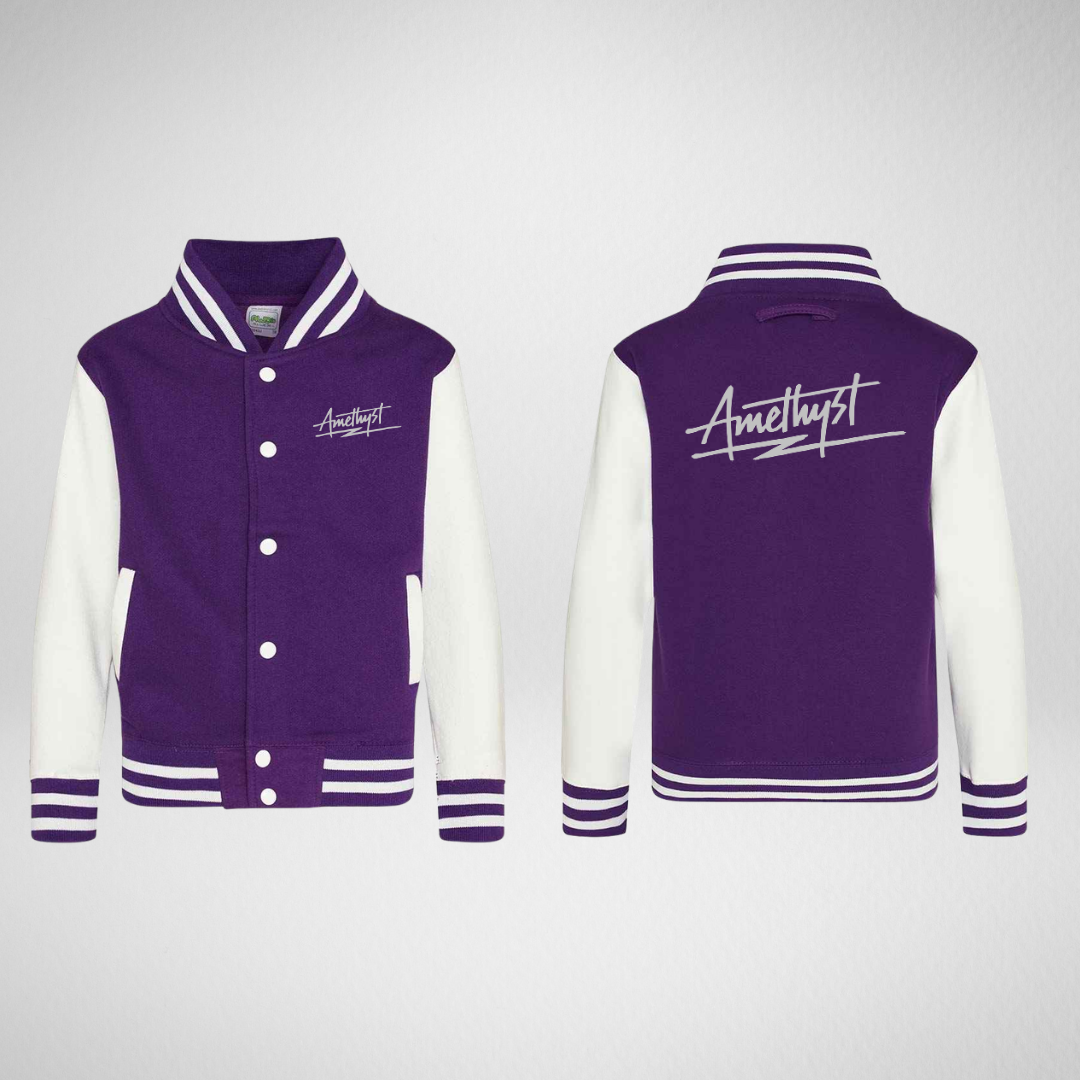 Amethyst Dance Pembrokeshire Purple Varsity Jacket