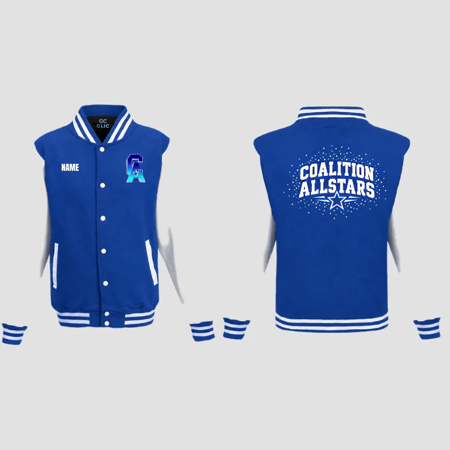 Coalition Allstars Royal Blue Varsity Jacket