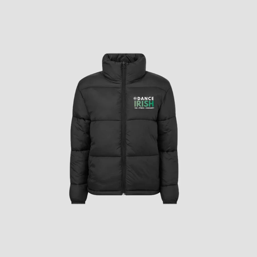 Dance Irish Green Ladies Puffer Jacket