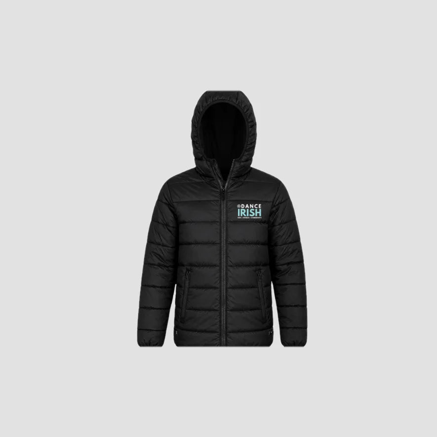 Dance Irish Blue Kids Puffer Jacket
