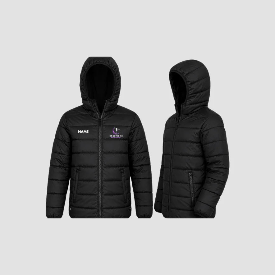 Creationz Dance Academy Kids Puffer Jacket