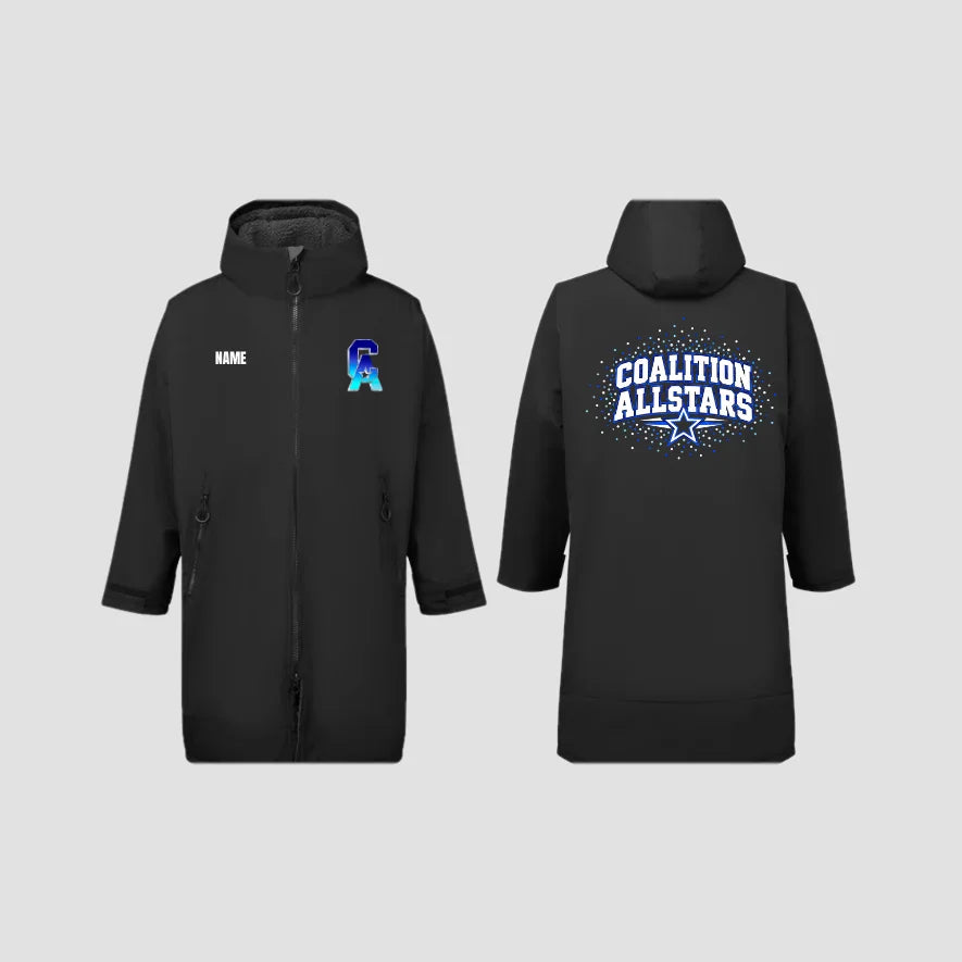 Coalition Allstars Black All Weather Robe