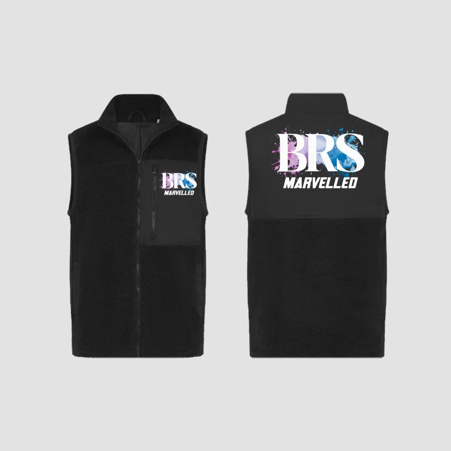 BRS-Dance Ltd Marvelled Sherpa Fleece Gilet