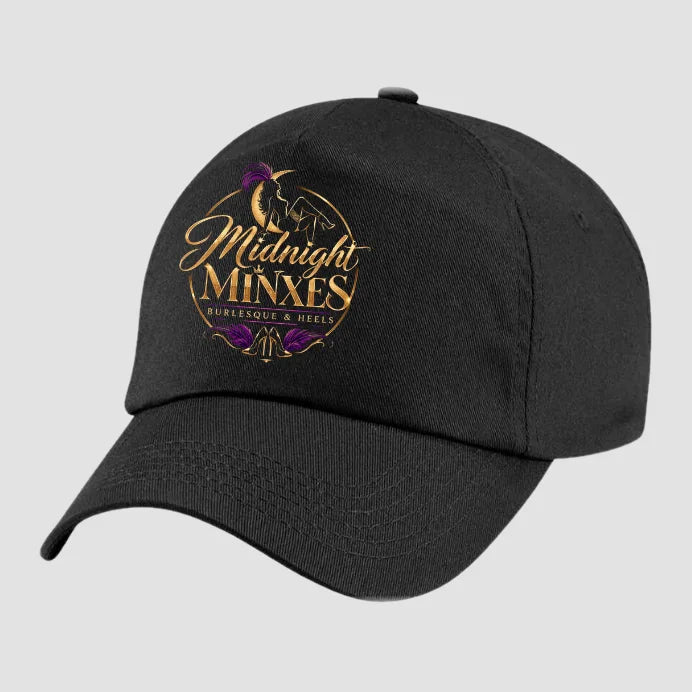 Midnight Minxes Burlesque and Heels Baseball Cap