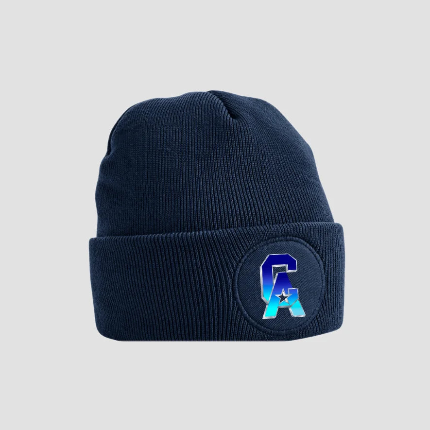 Coalition Allstars Navy Circular Beanie Hat