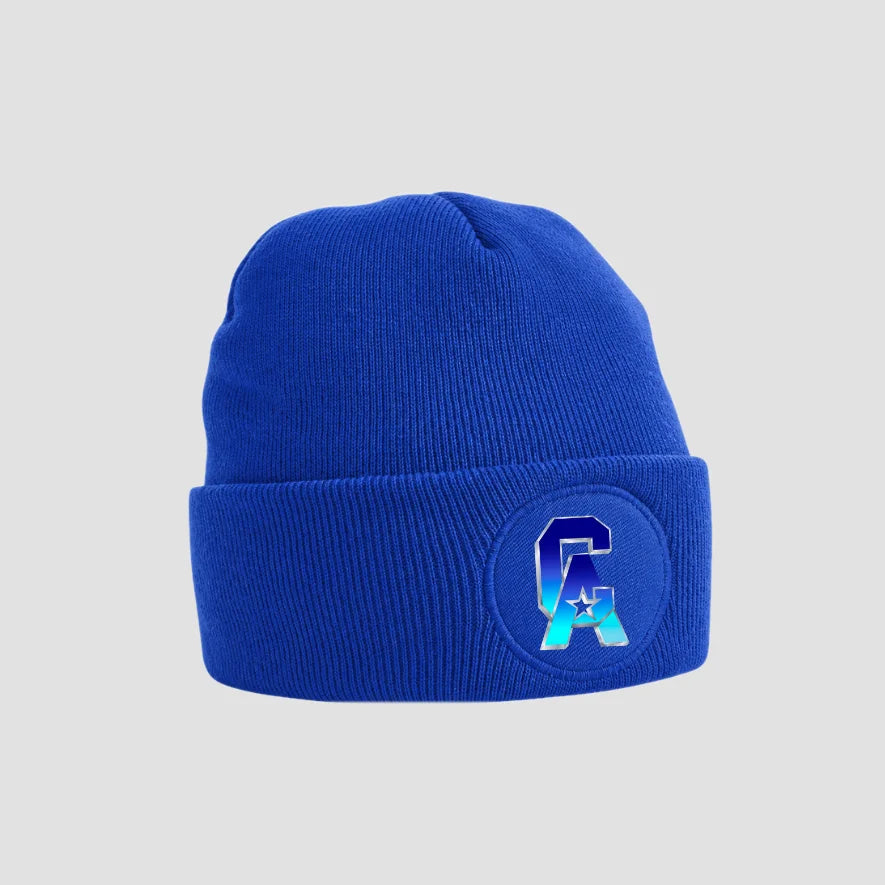 Coalition Allstars Royal Blue Circular Beanie Hat